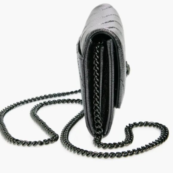 Kurt Geiger Soho Leather Wallet on a Chain NWT - Picture 4 of 6